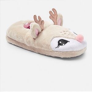 Justice Deer Slippers -NWT- Still in plastic